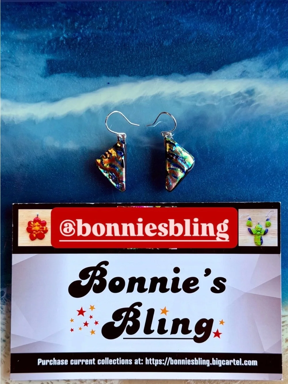 Bonnie’s Bling One of a Kind Fused Glass Jewelry and Accessories to Wear.